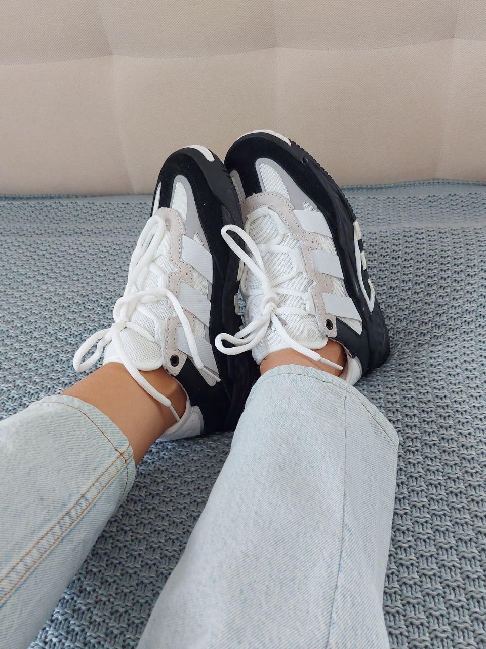 Adidas Niteball White Black v3