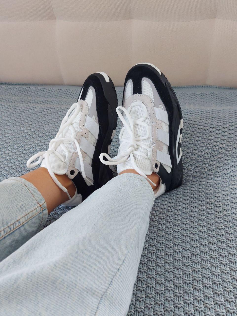 Adidas Niteball White Black v3