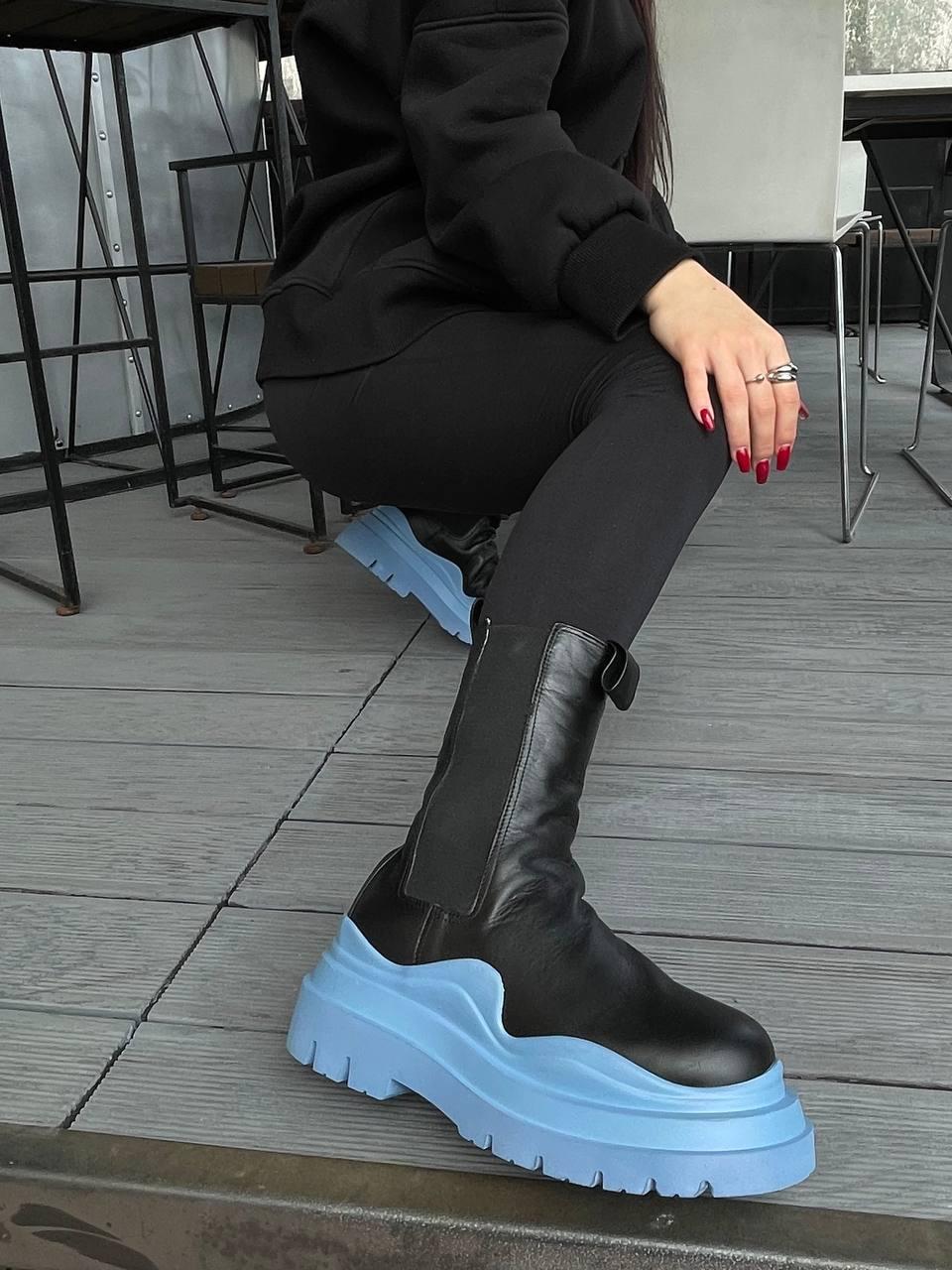 Bottega Veneta Black Blue