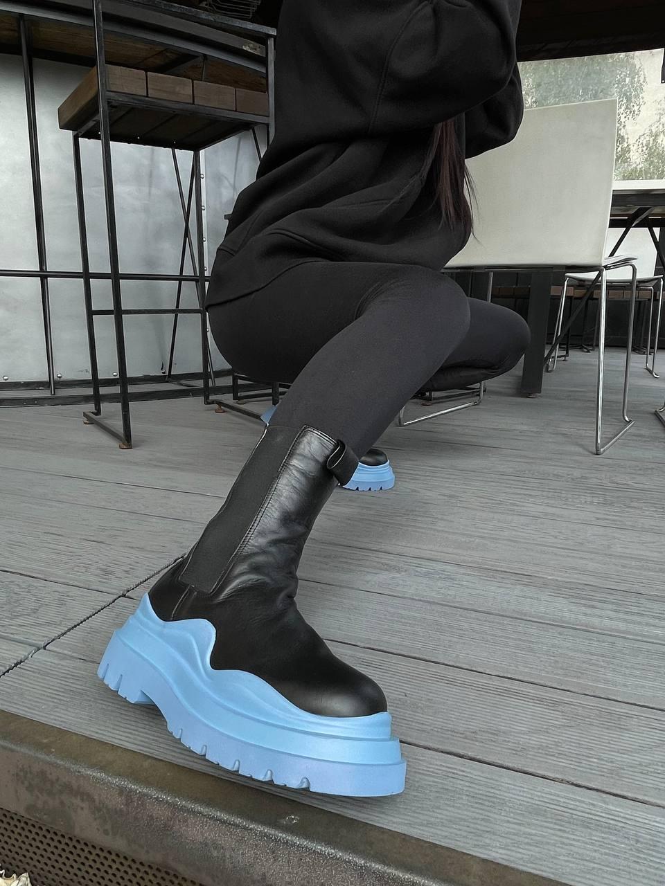 Bottega Veneta Black Blue