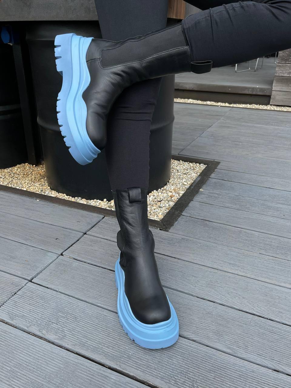 Bottega Veneta Black Blue