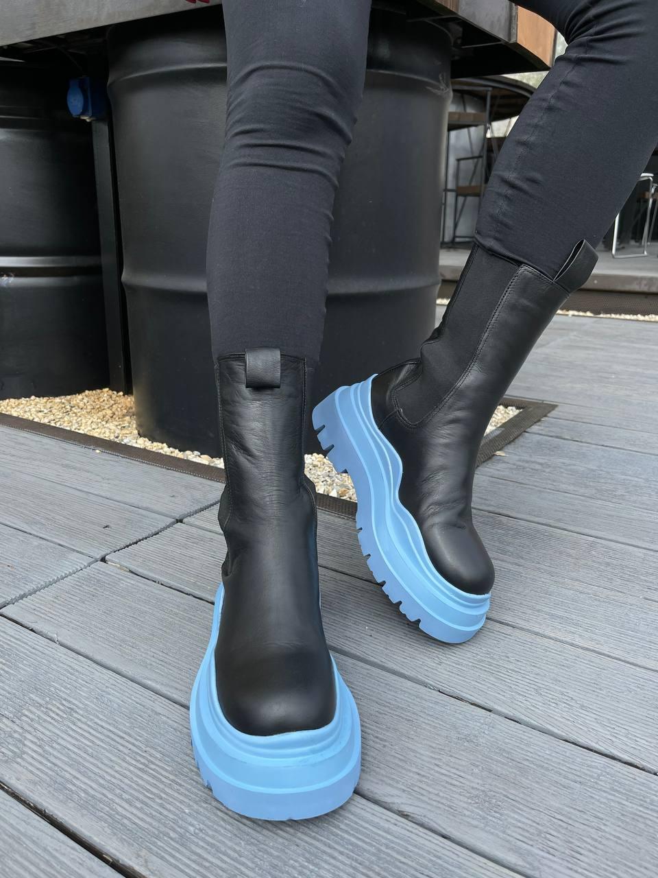 Bottega Veneta Black Blue