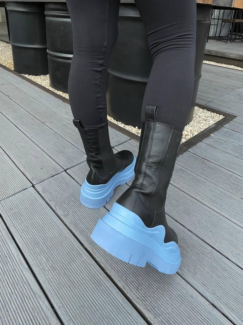Bottega Veneta Black Blue