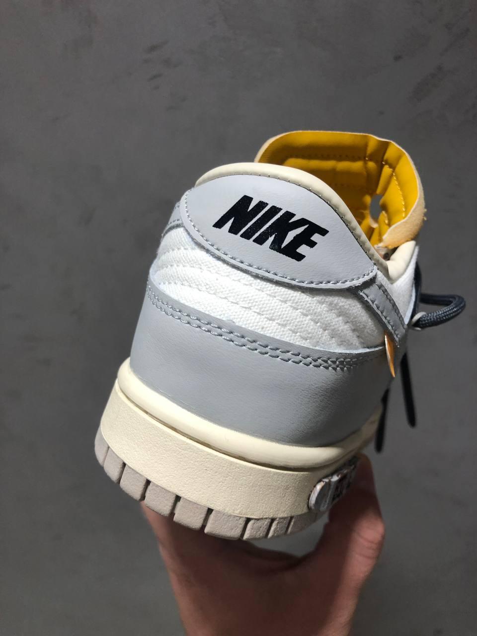 Nike SB Dunk x Off White Grey Black Laces