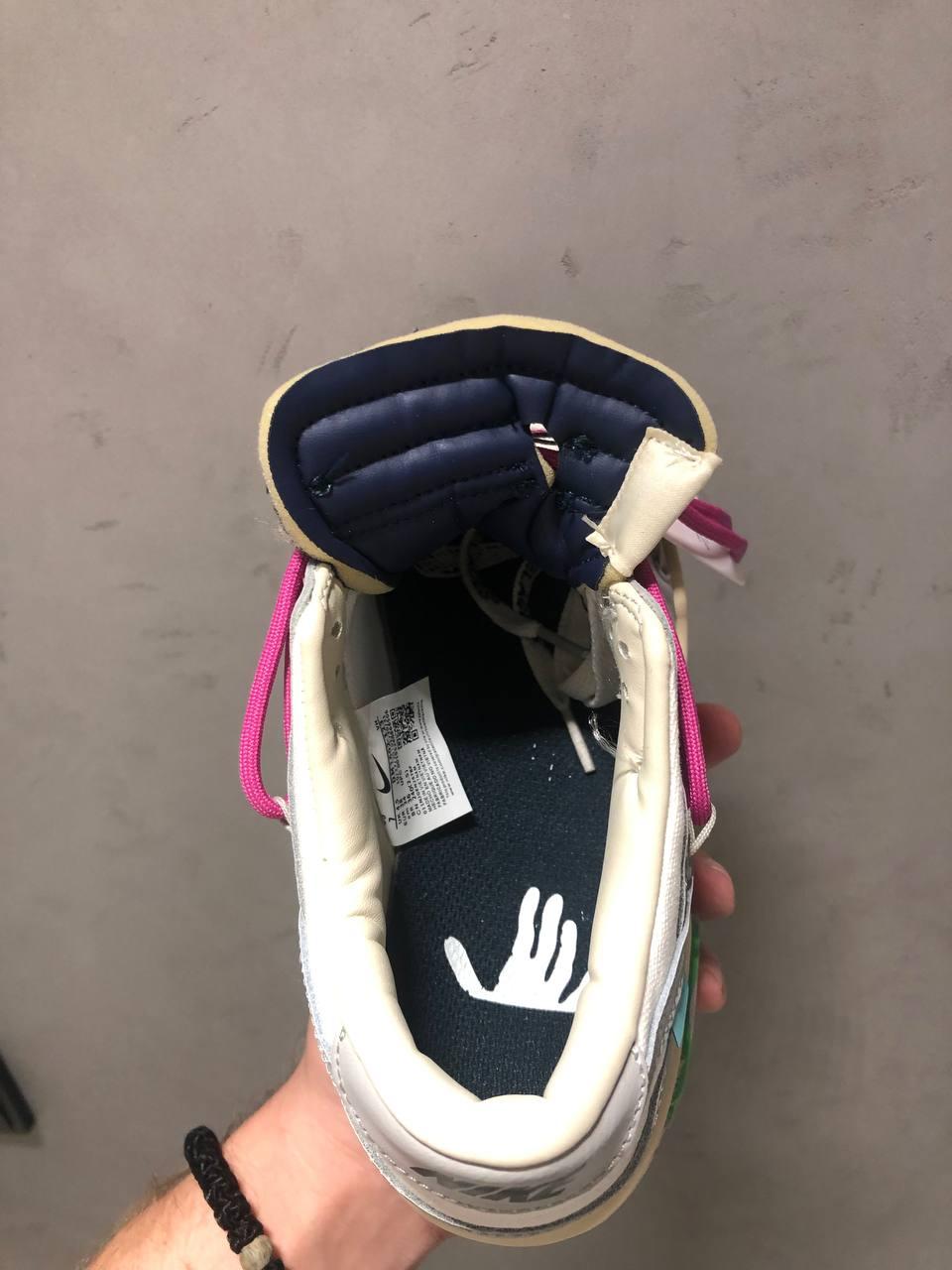 Nike SB Dunk Low OFF-WHITE Purple Laces
