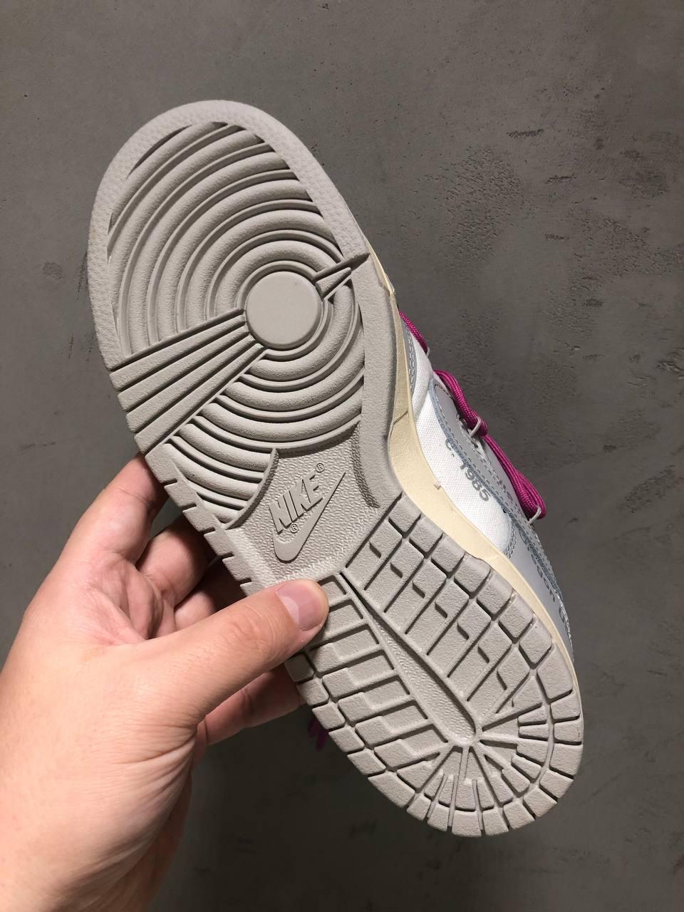 Nike SB Dunk Low OFF-WHITE Purple Laces