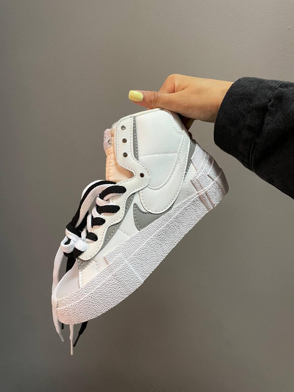 Nike Blazer x Sacai White Black