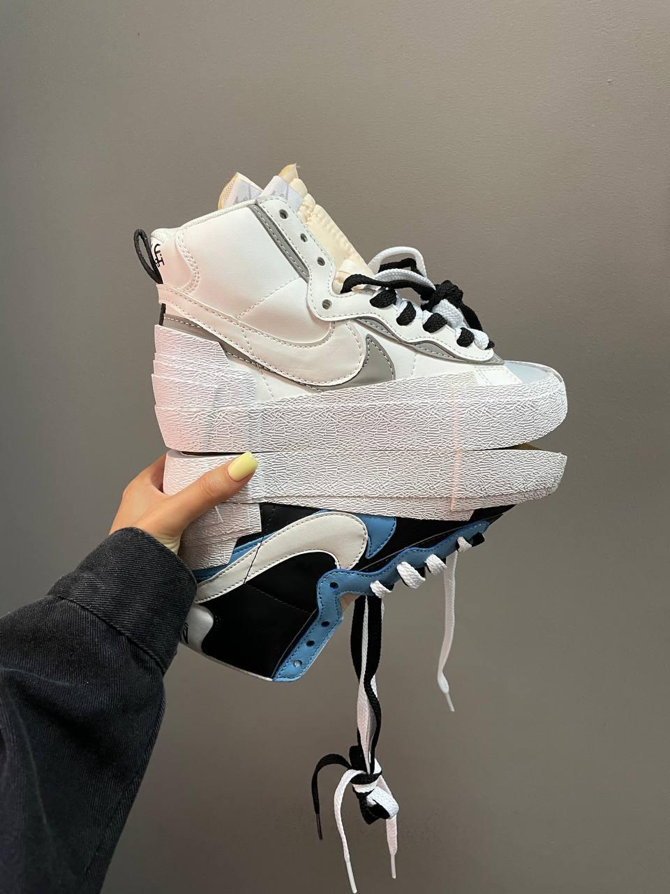 Nike Blazer x Sacai White Black