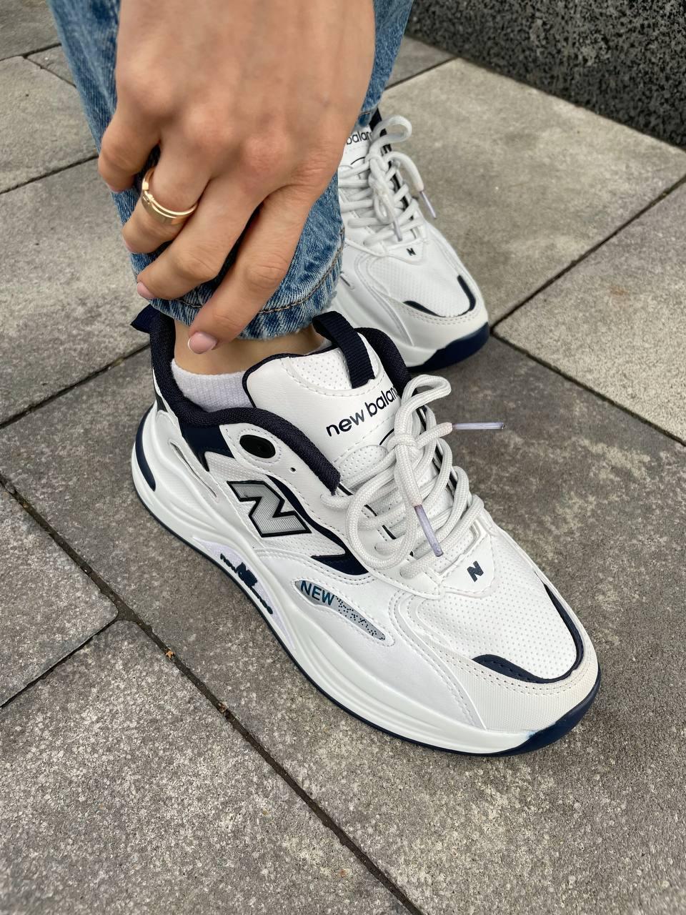 New Balance 990 White Blue Silver