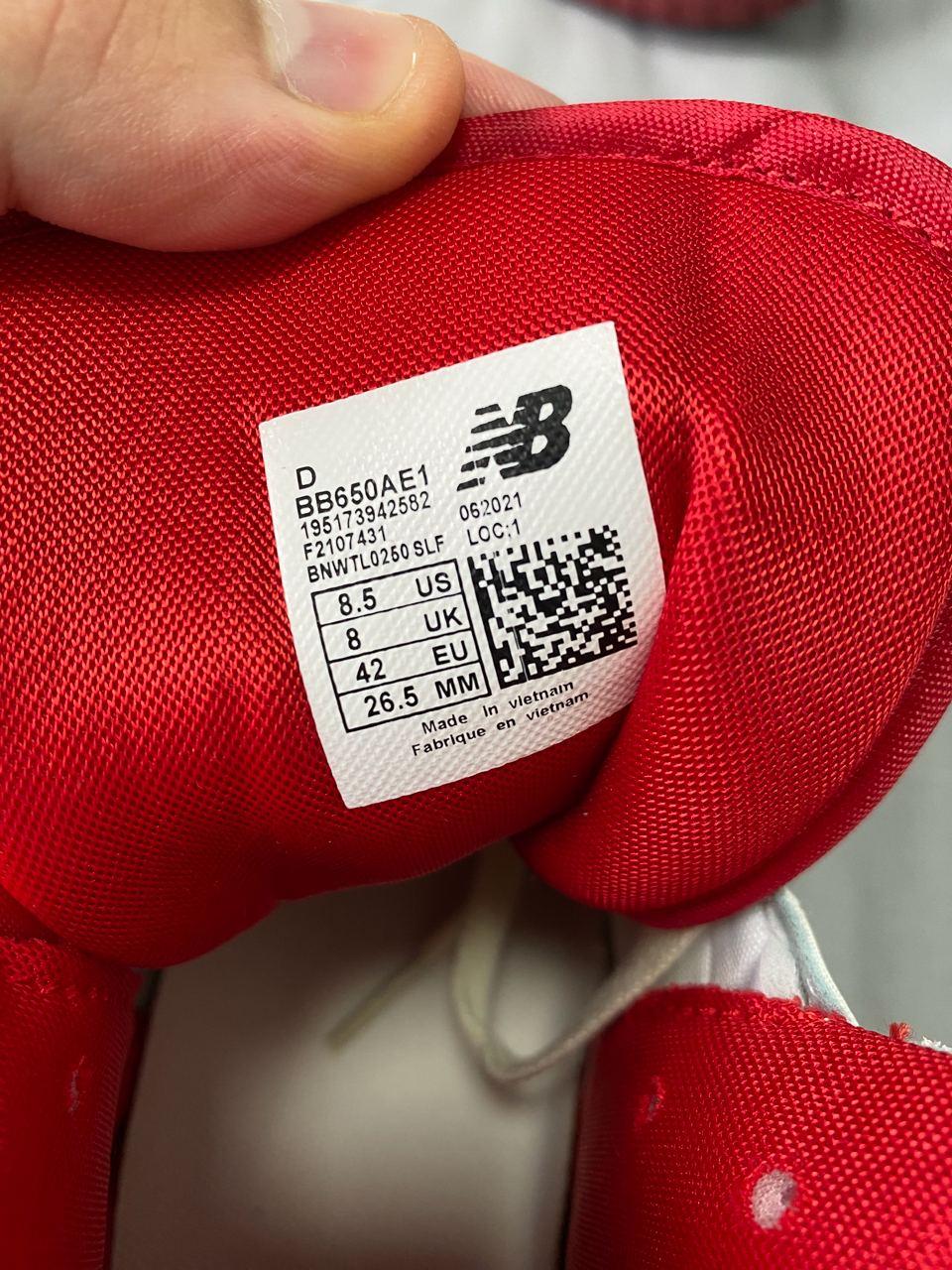 New Balance 650 Hight Red