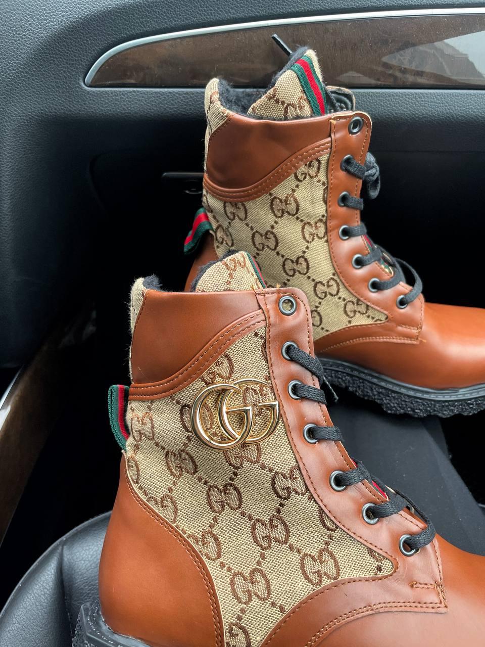 Gucci Boots Ginger Fur