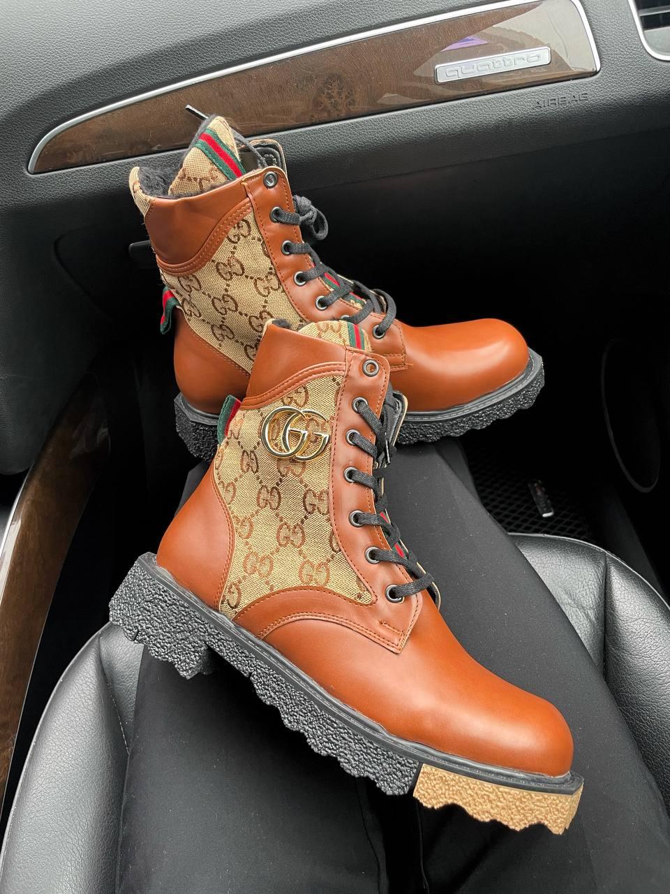 Gucci Boots Ginger Fur