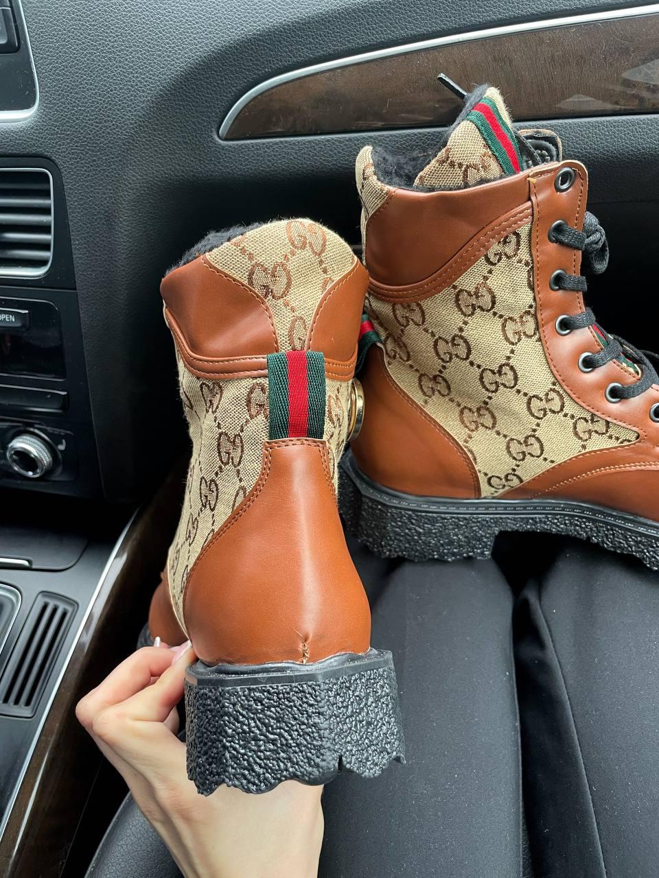 Gucci Boots Ginger Fur
