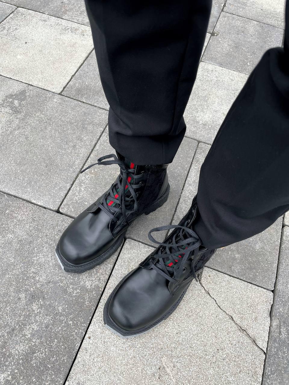 Gucci Boots Black Fur