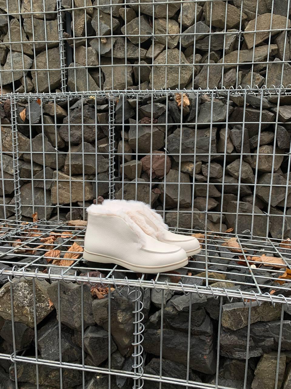 NoName Open walk loafer milk leather