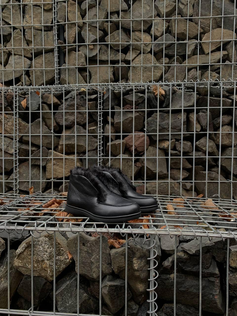 NoName Open walk loafer black leather