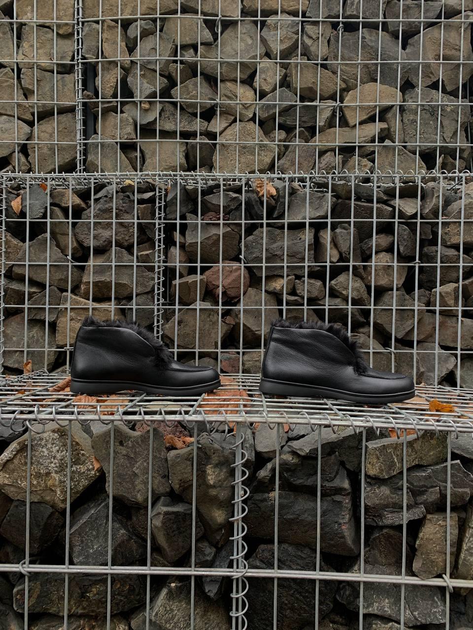 NoName Open walk loafer black leather