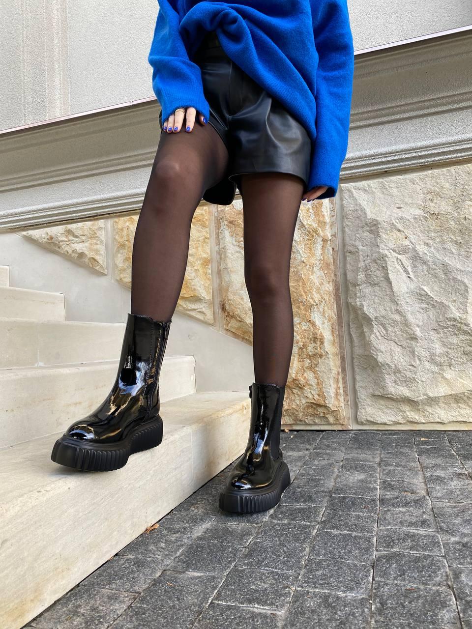 NoName Chelsea Black Patent