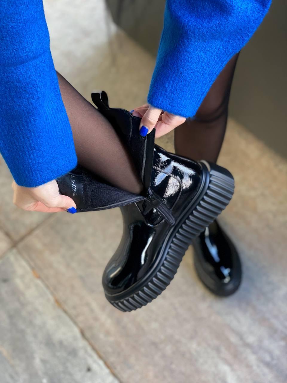 NoName Chelsea Black Patent