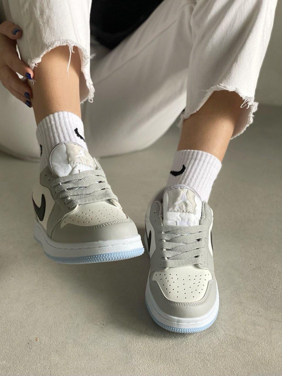 Nike Air Jordan 1 Low White Grey