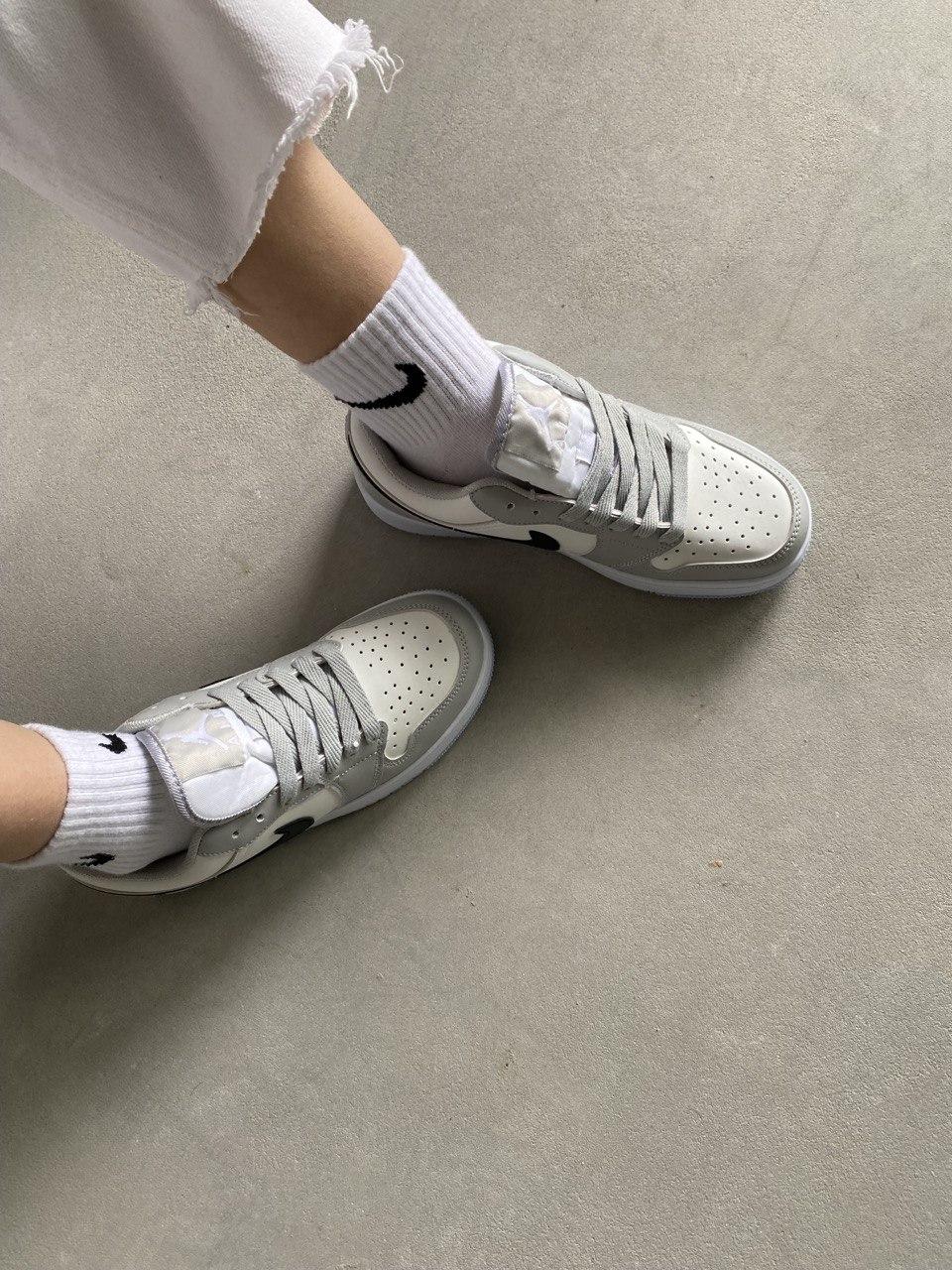 Nike Air Jordan 1 Low White Grey