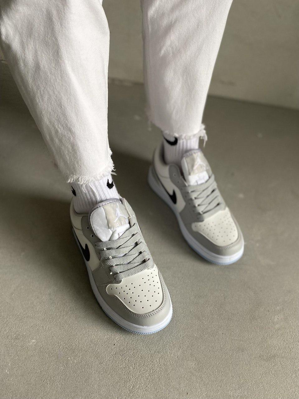 Nike Air Jordan 1 Low White Grey