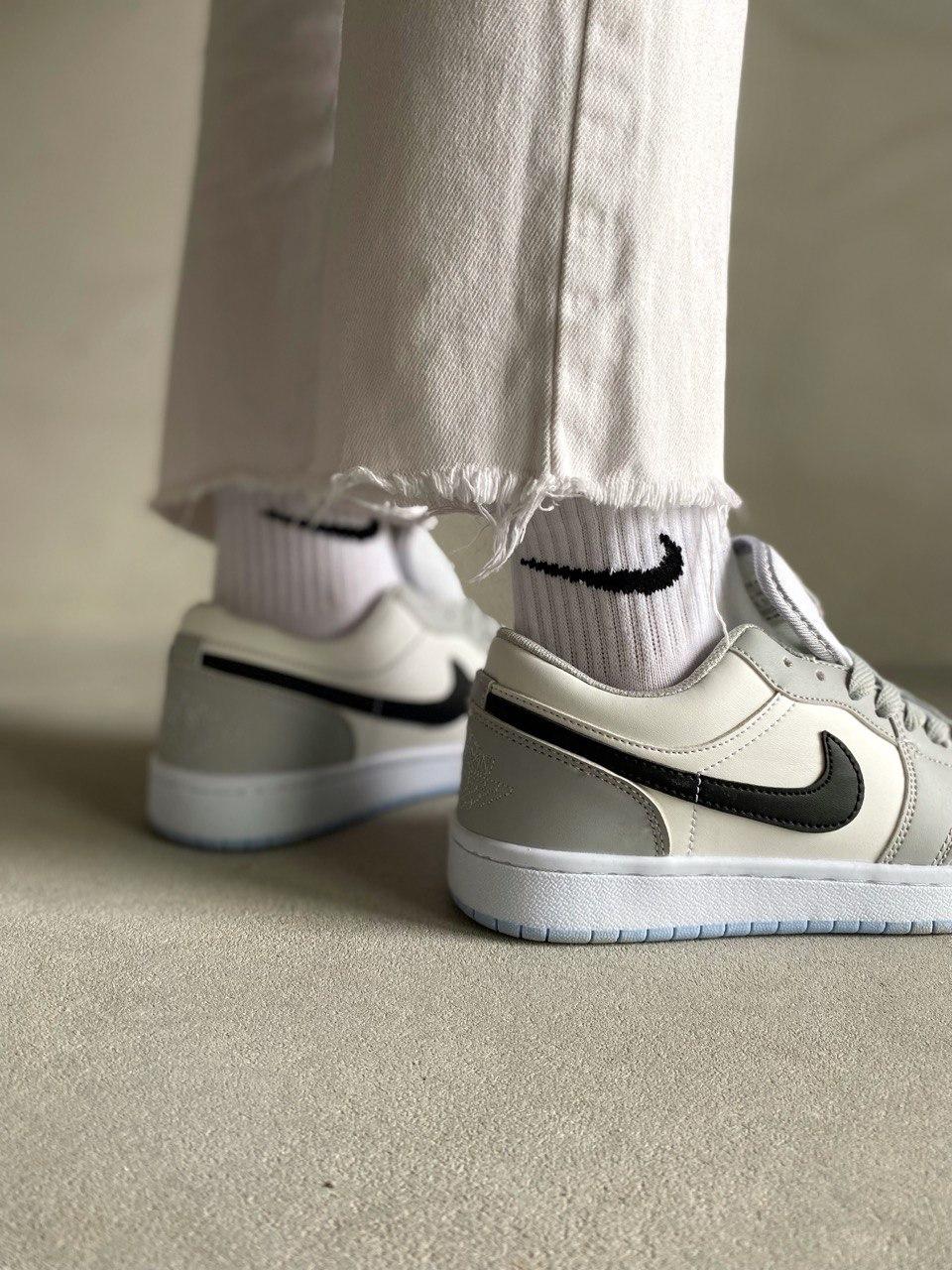 Nike Air Jordan 1 Low White Grey