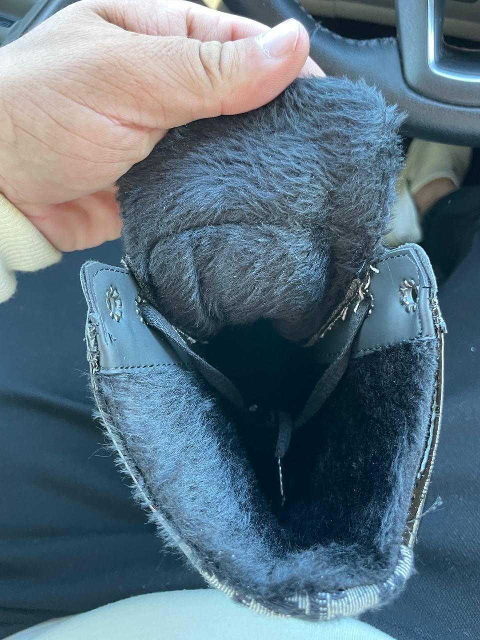 Dior Boots Black Fur v2