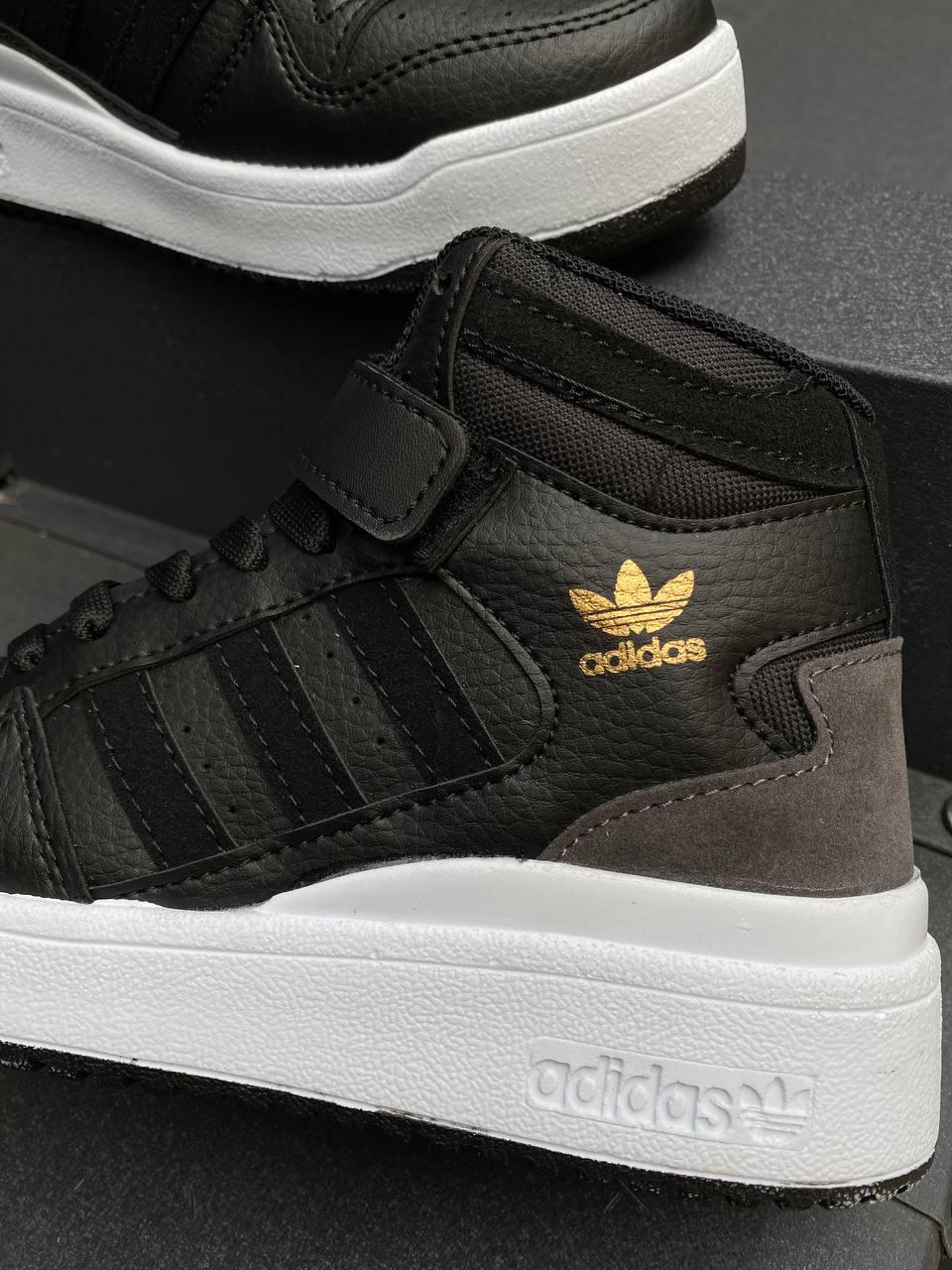 Adidas Forum High Black White