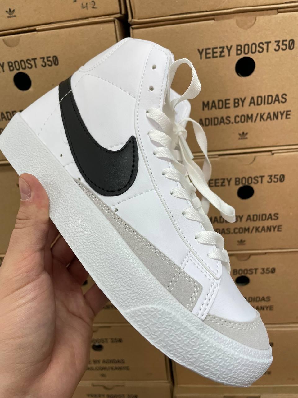 Nike Blazer High Black White v2