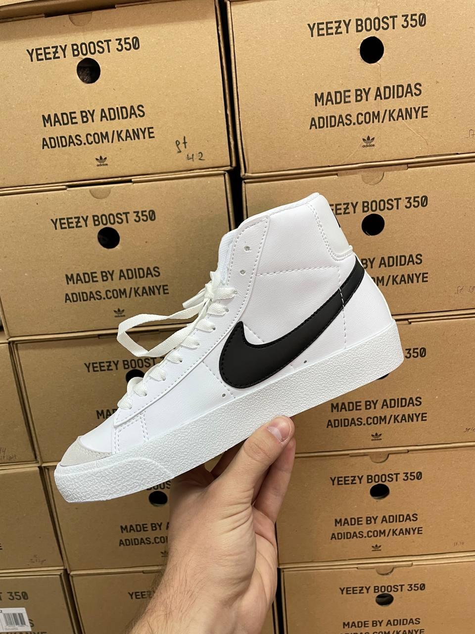 Nike Blazer High Black White v2