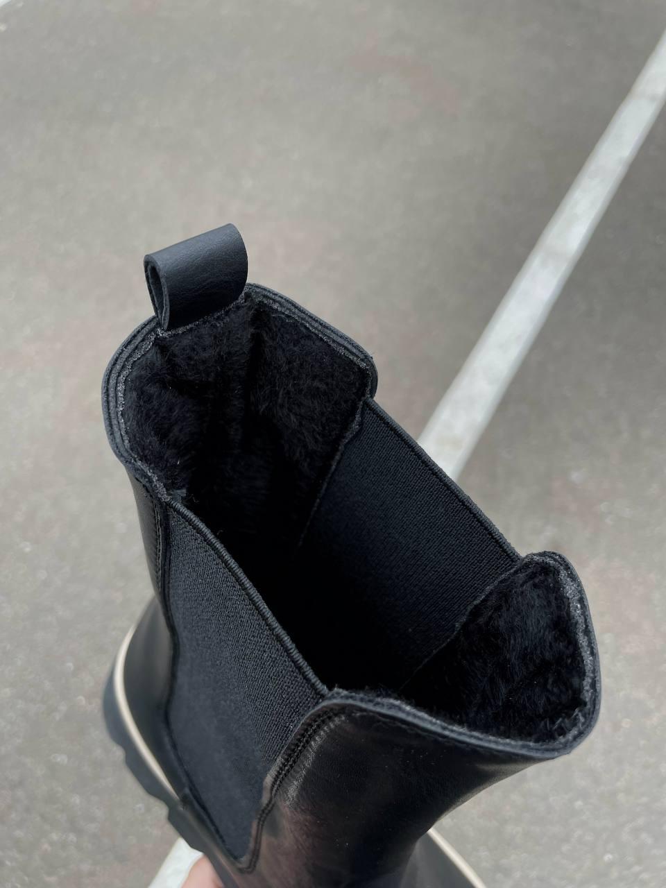 Bottega Venata Black Beige Fur