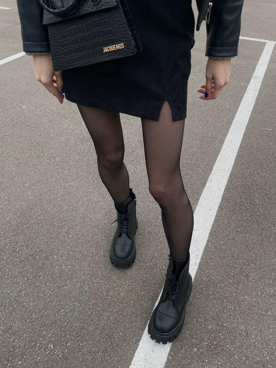 No Brand Boots Black Fur