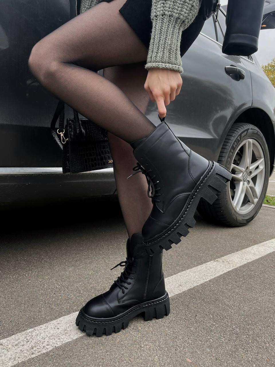 No Brand Boots Black Fur
