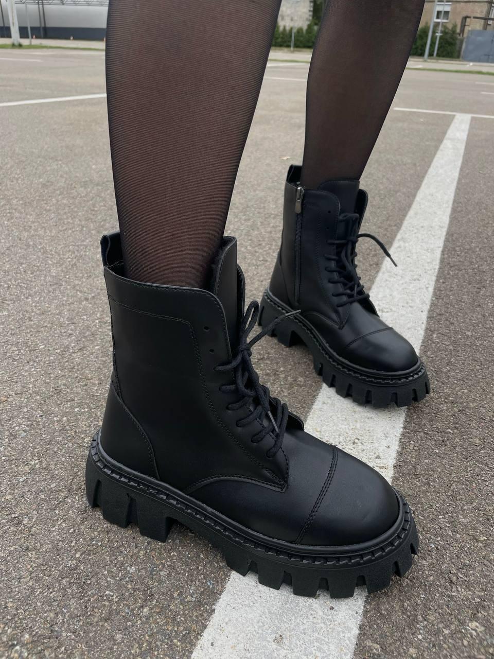 No Brand Boots Black Fur