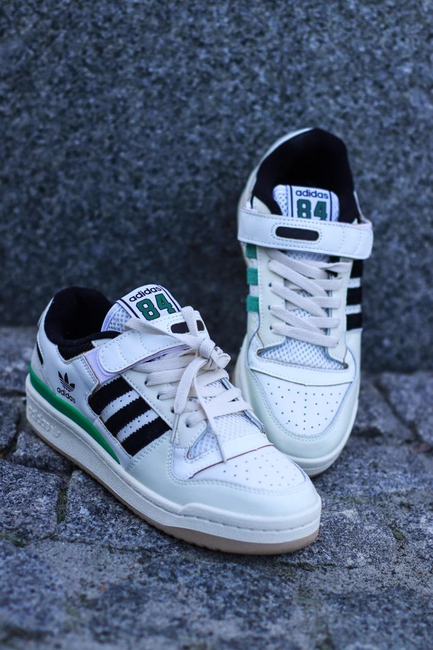 Adidas Forum 84 Low Beige Green Black