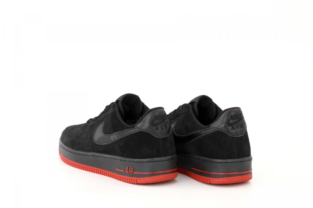 Nike Air Force 1 Black Red 3