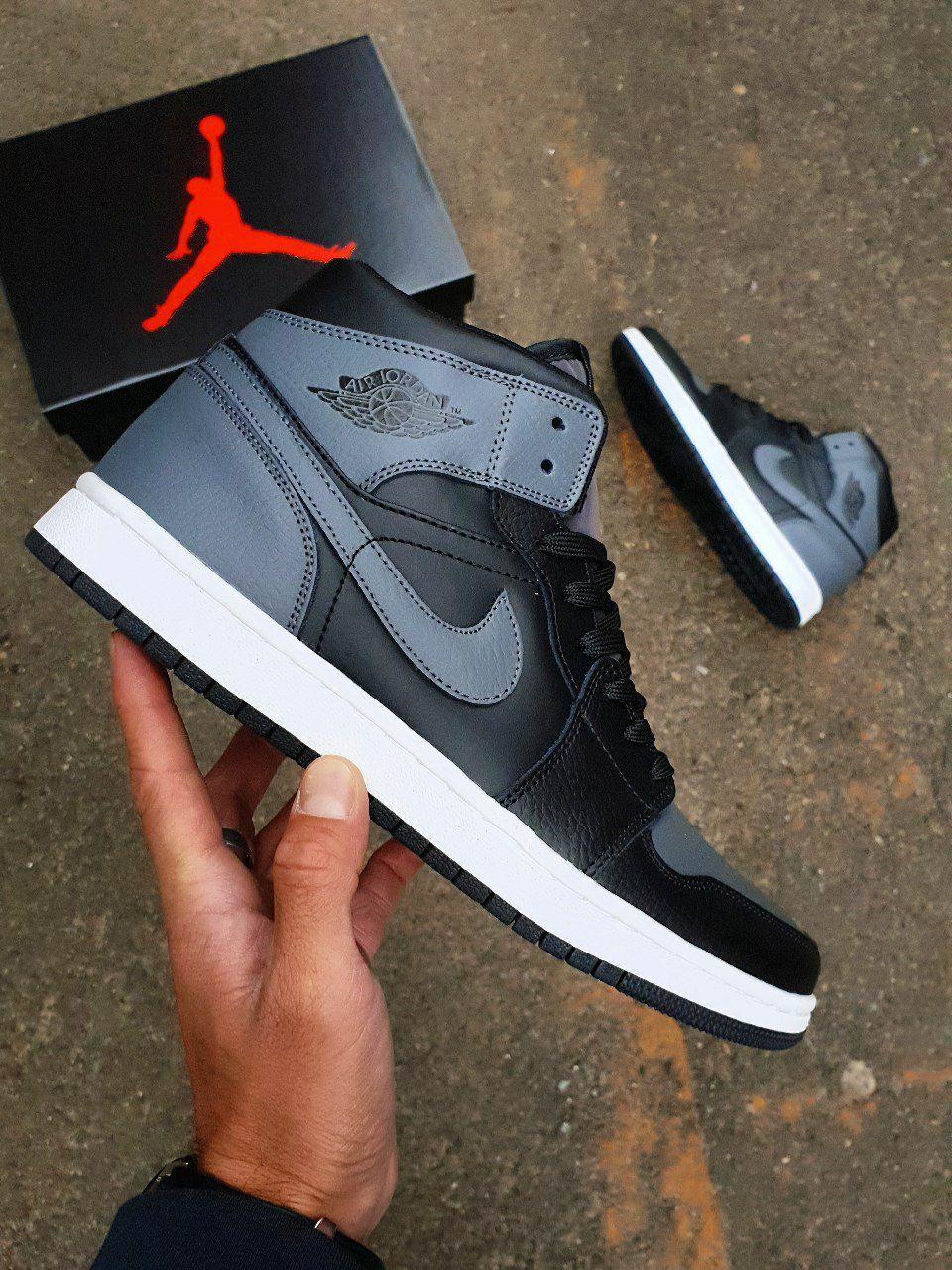 Nike Air Jordan 1 Retro High Black Grey 2.0