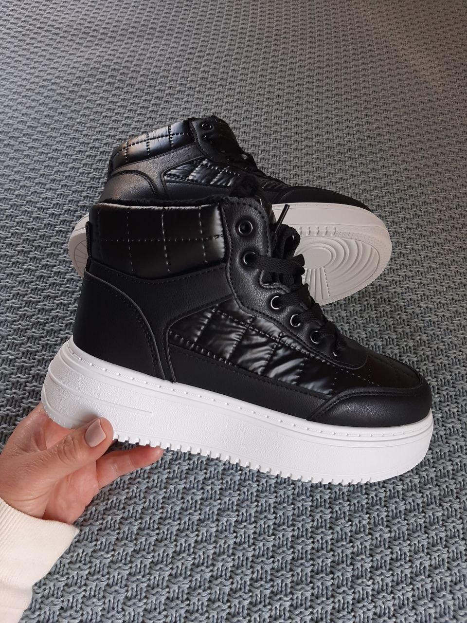 Shoes Winter Black White