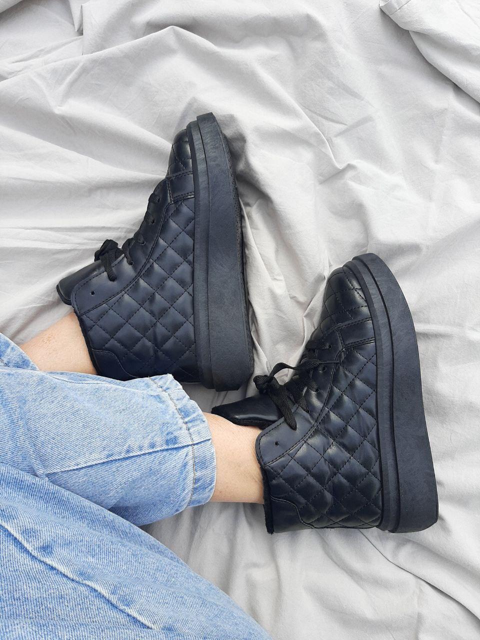 Shoes High Black Wintet