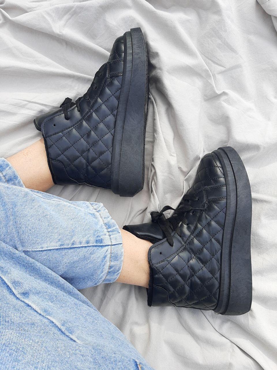 Shoes High Black Wintet