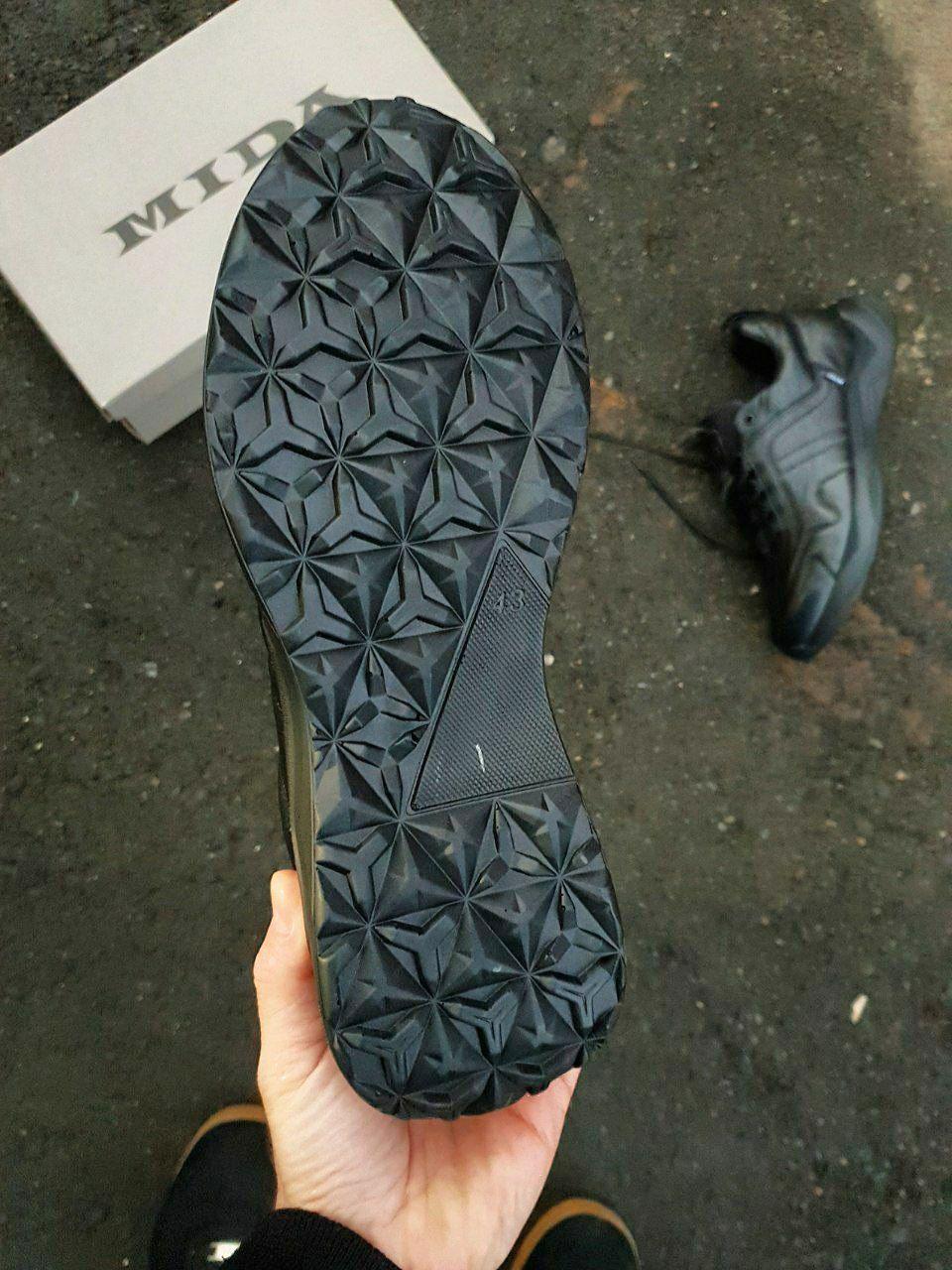 Mida Demi Leather Black