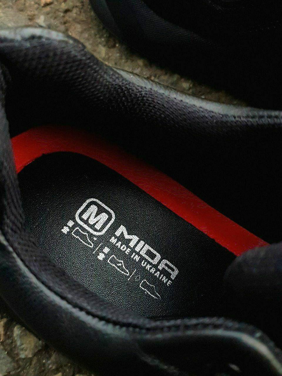 Mida Demi Leather Black