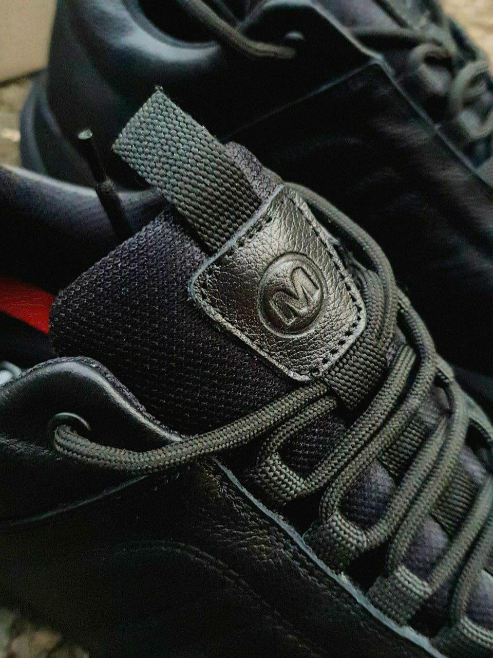 Mida Demi Leather Black