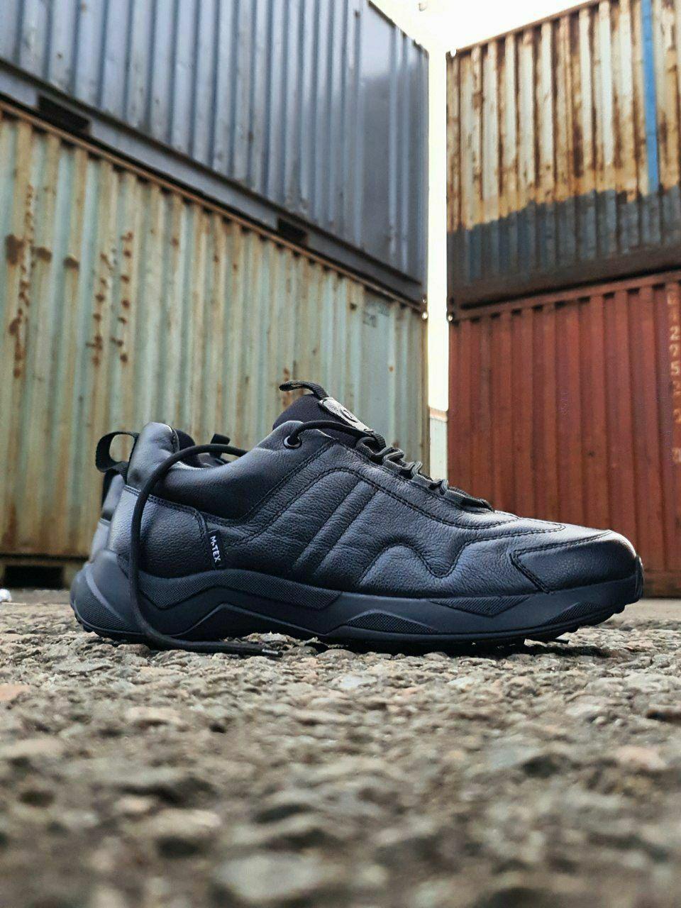 Mida Demi Leather Black