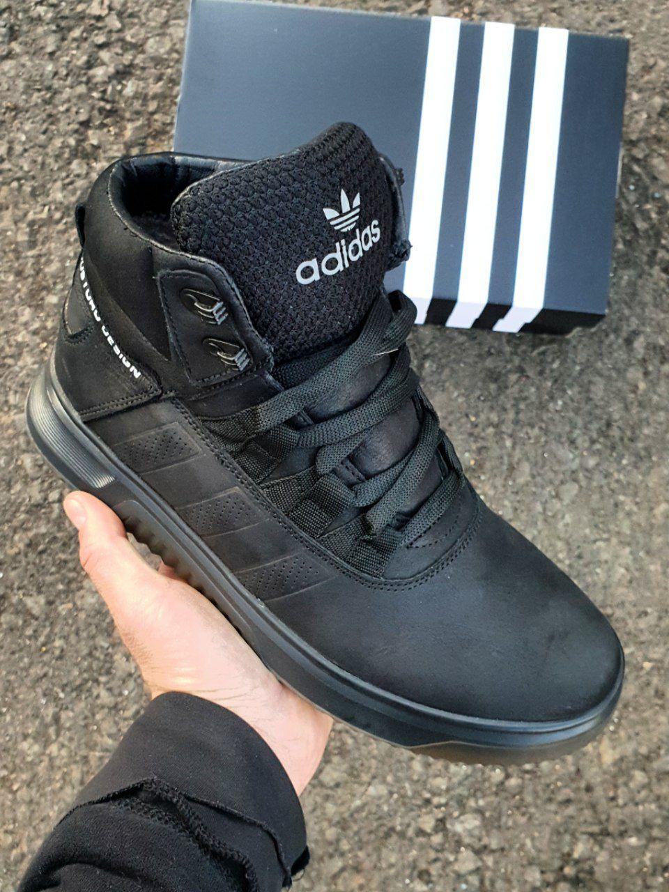 Adidas Posturo Design Boots Winter Leather Black