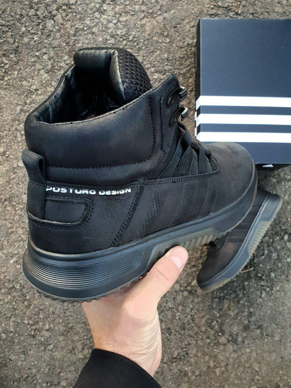 Adidas Posturo Design Boots Winter Leather Black