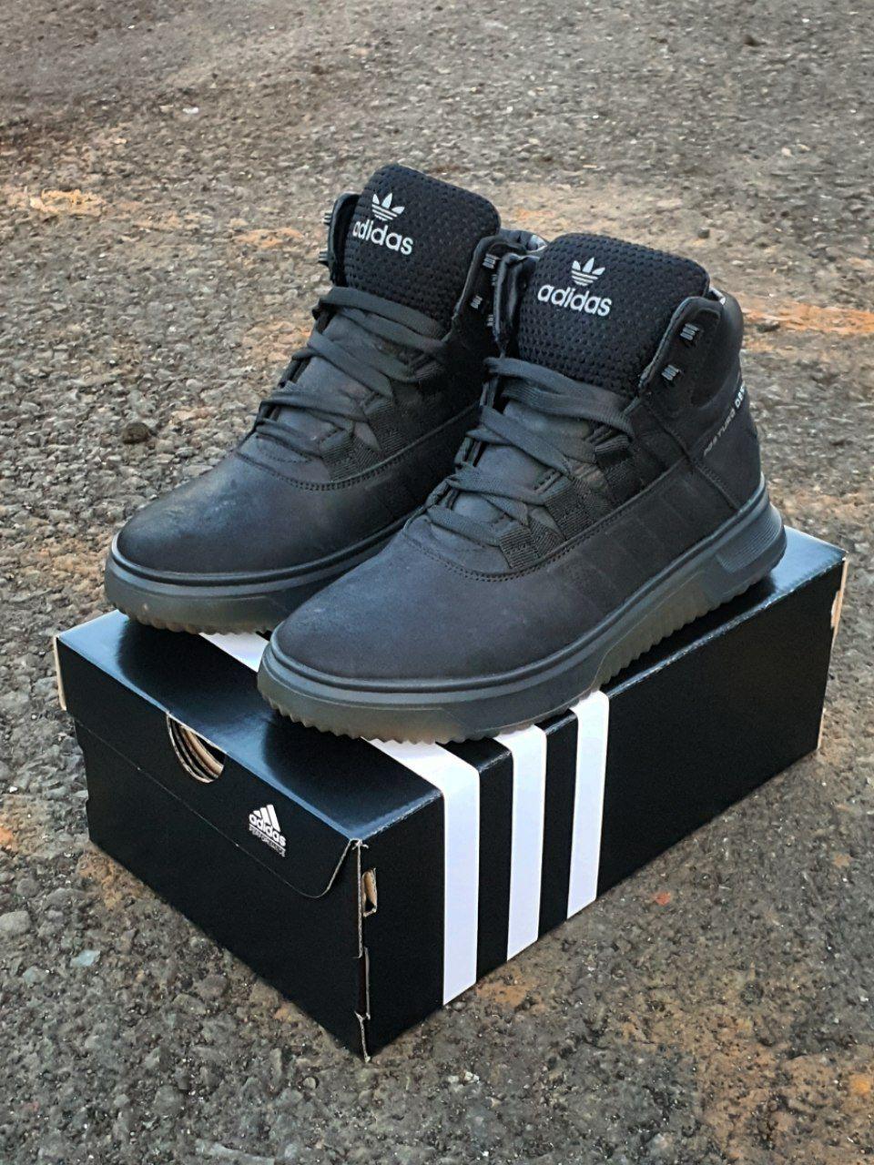 Adidas Posturo Design Boots Winter Leather Black