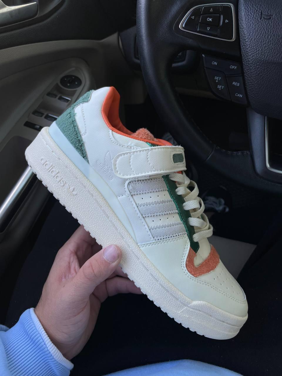Adidas Forum White Green v2