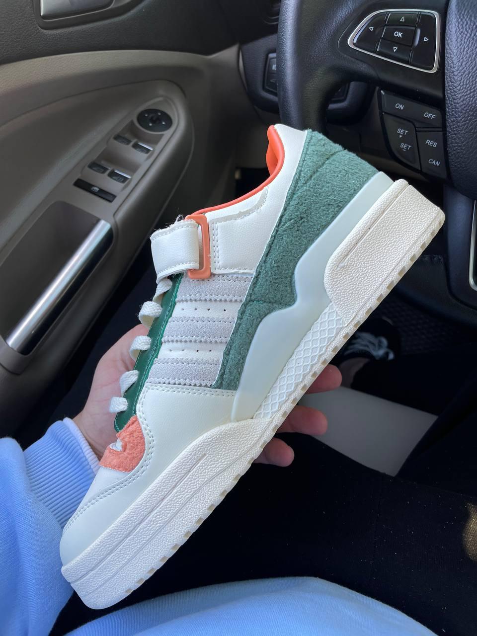Adidas Forum White Green v2